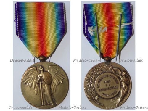 France WW1 Victory Medal by Pautot Mattei Laslo Unofficial Type 2
