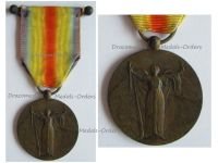 France WW1 Victory Medal by Charles Laslo Unofficial Type 1 on Officer Bar