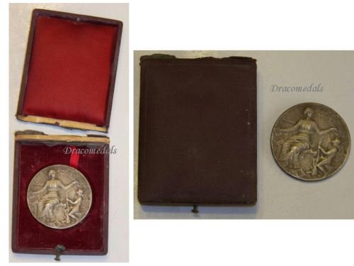 France WW1 Silver Medal for Military Preparation and Readiness by Rasumny Boxed