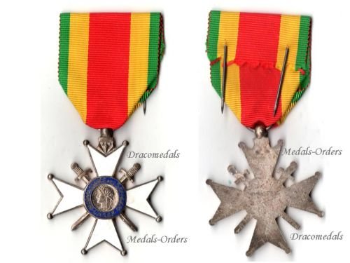 France WW2 UNSOR Recognition Cross of the French National Union of Retired Non Commissioned Officers 1930