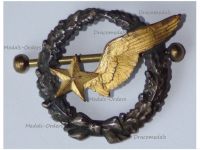 France WW2 Observer Wings Badge French Air Force 1939 1945 Numbered