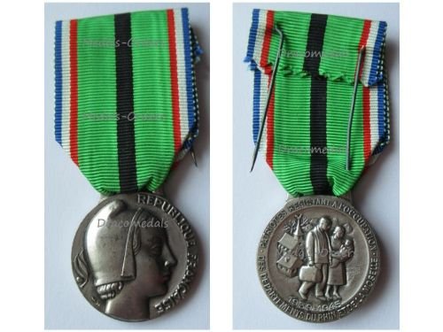 France WW2 Resistance Medal for the Patriots of the Rhine & Moselle 1939 1945 by Giraud