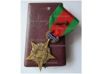 France WW2 Rhine Danube Campaign 1944 Medal 1st Free French Army by LR Paris Boxed