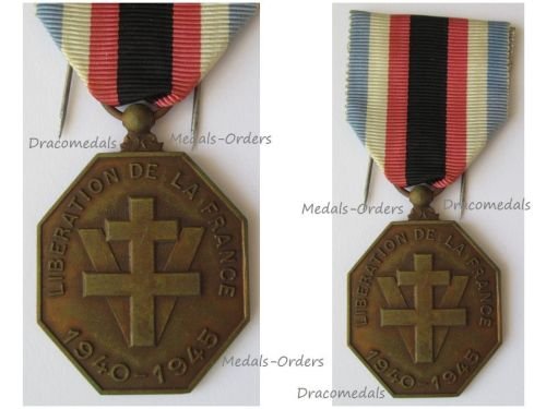 French WW2 Medal of Honor for the Liberation of France for the Resistance Combatants & Medics