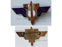 France WW2 Free French Forces Wings FFL Badge British Made Numbered