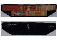 France WWII Legion Honor Knight's Cross Colonial Medal Algeria Tunisia Wound Valor Ribbon bar French Decoration