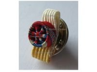 France Britain WW2 Lapel Pin for the Franco-British Association Officer's Cross 1940 1944