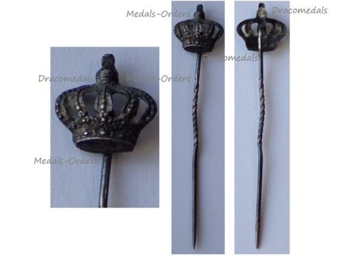 Germany WW1 Prussia Royal Crown Stickpin