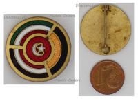 Germany WW1 Cap Badge Central Powers Flags Circular