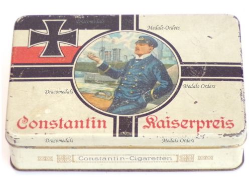 Germany WW1 Constantin Kaiserpreis Cigarette Box for 100 N.55 Cigarettes