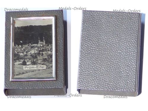 Germany Hesse WW1 Patriotic Matchbox Holder Prum Eifel