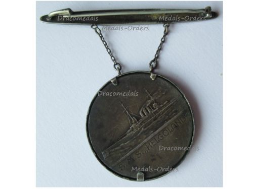 Germany WW1 Badge Battleship SMS Helgoland