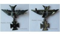 Germany WW1 Air Force Patriotic Badge German Eagle & Iron Cross 1914