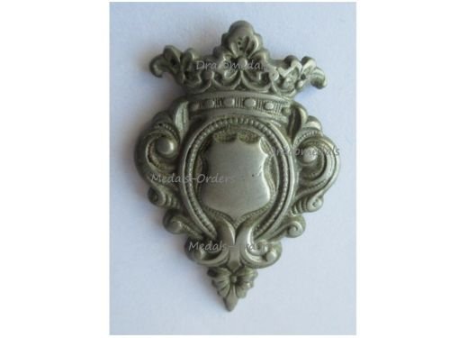 Germany WW1 Patriotic Badge Coat of Arms with Heraldic Crown