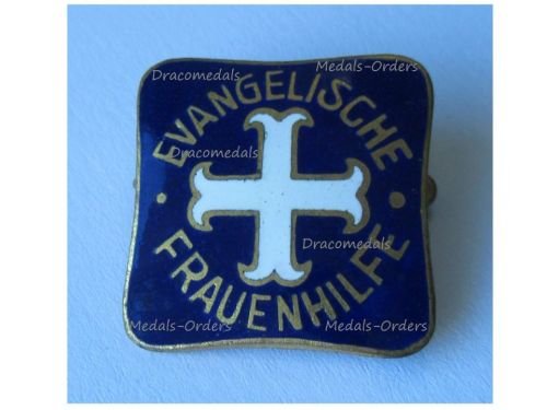 Germany WW1 Badge of the Protestant (Evangelical) Association for Women Relief - Aid