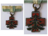 Germany WW1 Bavaria Christmas Tree 1916 Cap Badge by Luppe & Neilaronner