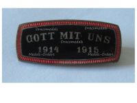 Germany WW1 Patriotic Cap Badge Gott Mit Uns 1914 1915