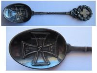 Germany WW1 Silver Patriotic Spoon Iron Cross EK1 1914