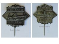 Germany WW1 Submarine Uboat Donation Day Patriotic Cap Badge Stickpin 1917