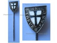 Germany Baltic Freedom Fighter Veteran Stickpin Badge In Treue Fest Weimar Republic Freikorps 1918 1919