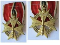 Germany WW1 Cross of Honor of the German Field Artillery Veterans Association 1920 on Single Bar by Wilm