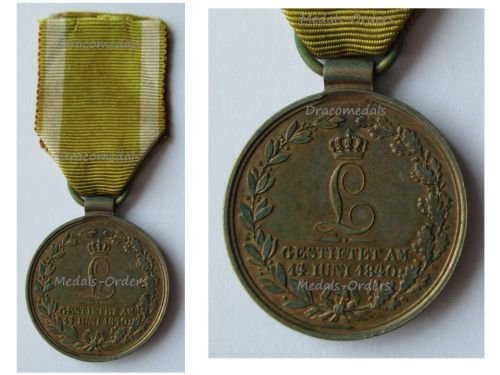 Germany Hesse Darmstadt Field Service Decoration 1840 (Commemorative War Medal for the Campaigns 1780 1866)