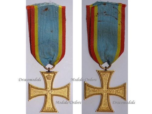 Germany WW1 Mecklenburg Schwerin Friedrich Franz's Military Merit Cross 2nd Class FF2 1914 