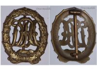 Germany WW1 Sports Badge DRA 1918 1934 Bronze Class by Wernstein Jena