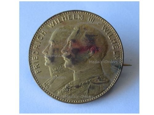 Germany Prussia WW1 Badge for the Centenary of the 15th Infantry Regiment (2nd Westphalian) Prince Friedrich of the Netherlands 1813 1913
