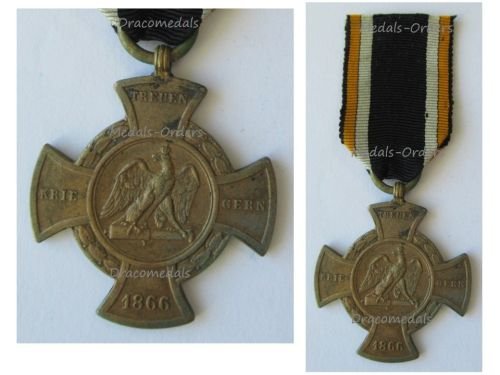 Germany Prussia Commemorative Cross for Loyal Combatants 1866