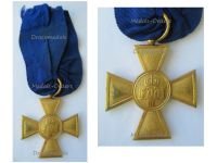 Germany Prussia Officer's Long Military Service Cross for XXV years 1825, 4th Type 1855 1875