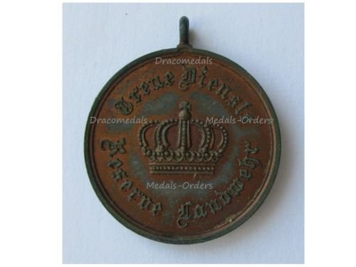 Germany Prussia WW1 Reserve Territorial Army Service Medal 2nd Class 1913 1918
