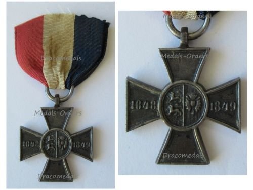 Germany Schleswig Holstein Army Cross 1848 1849 in Iron