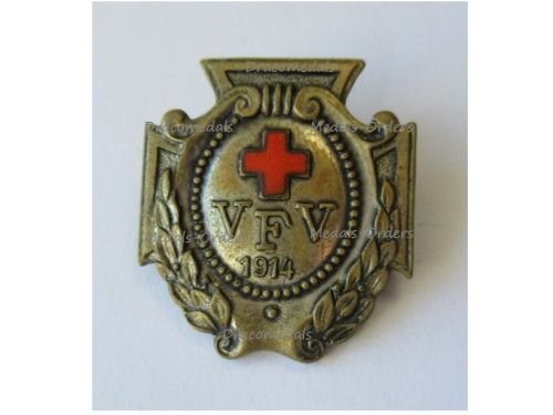 Germany WW1 German Red Cross VFV Fatherland Women Association Badge for Nurses by Stubbe