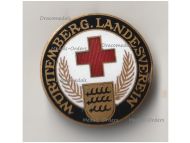 Germany WW1 Wurttemberg Badge of the Red Cross Veteran Association for the Land Forces by Mayer & Wilhelm