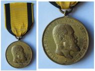 Germany WW1 Wurttemberg Gold Medal for Bravery, Loyalty and Military Merit 1892 1918