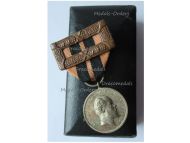 Germany Wurttemberg Silver Jubilee Medal of King Karl's Reign 1920 with Bronze Clasp Boxed