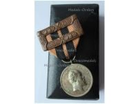Germany Wurttemberg Silver Jubilee Medal of King Karl's Reign 1920 with Bronze Clasp Boxed