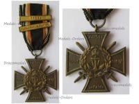 Germany WW1 Flanders Cross 1914 1918 with 2 Clasps Ypern, Flandernschlacht