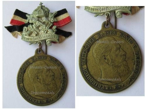 Germany Prussia Patriotic Veteran Medal for the Death of Kaiser Friedrich III in 1888