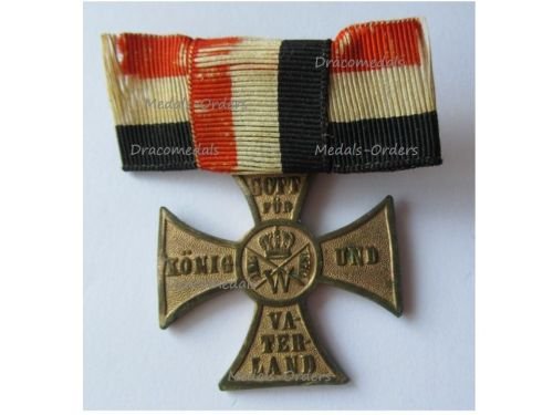 Germany Prussia Veteran Cross Mit Gott Fur Konig Und Vaterland