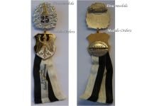 Germany WW1 Prussia Membership Badge of the Lighthouse Kyffhauser Land Forces Veteran Association for 25 Years