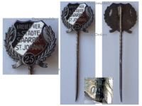 Germany WW1 Bavaria Veteran Association Badge Stickpin of the Area of Saarbrucken St Johann Silver 900