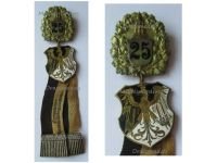 Germany WW1 Prussia Membership Badge of the Lighthouse Kyffhauser Land Forces Veteran Association for 25 Years