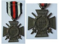 Germany WW1 Hindenburg Cross with Swords for Combatants Maker GG