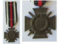 Germany WW1 Hindenburg Cross with Swords for Combatants Maker G3