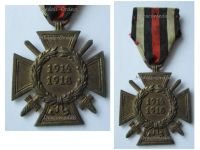 Germany WW1 Hindenburg Cross with Swords for Combatants 1914 1918