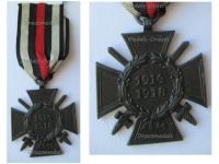 Germany WW1 Hindenburg Cross with Swords for Combatants Maker O9