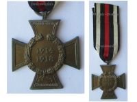 Germany WW1 Hindenburg Cross without Swords for Non Combatants Maker CP