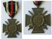 Germany WW1 Hindenburg Cross with Swords for Combatants Maker G&S